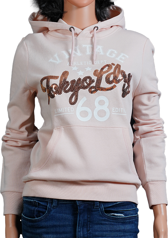 WOVEN'S SWEAT SHIRT WITH HOOD
